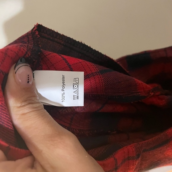 Plaid red and black school girl skirt size small - Picture 6 of 7